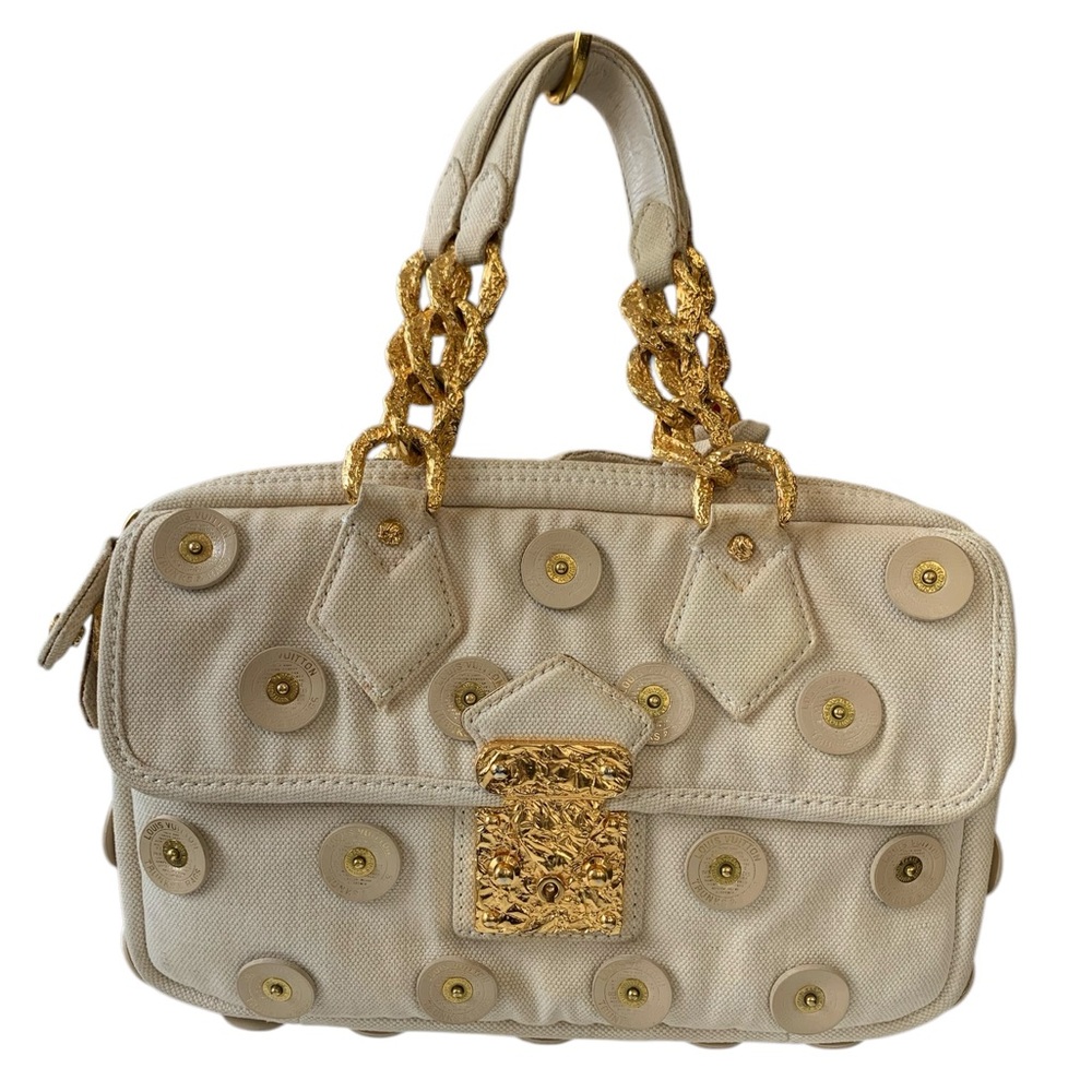 Louis Vuitton Cream Gold Panema Tinkerbell Shoulder Bag - Picture 3 of 8
